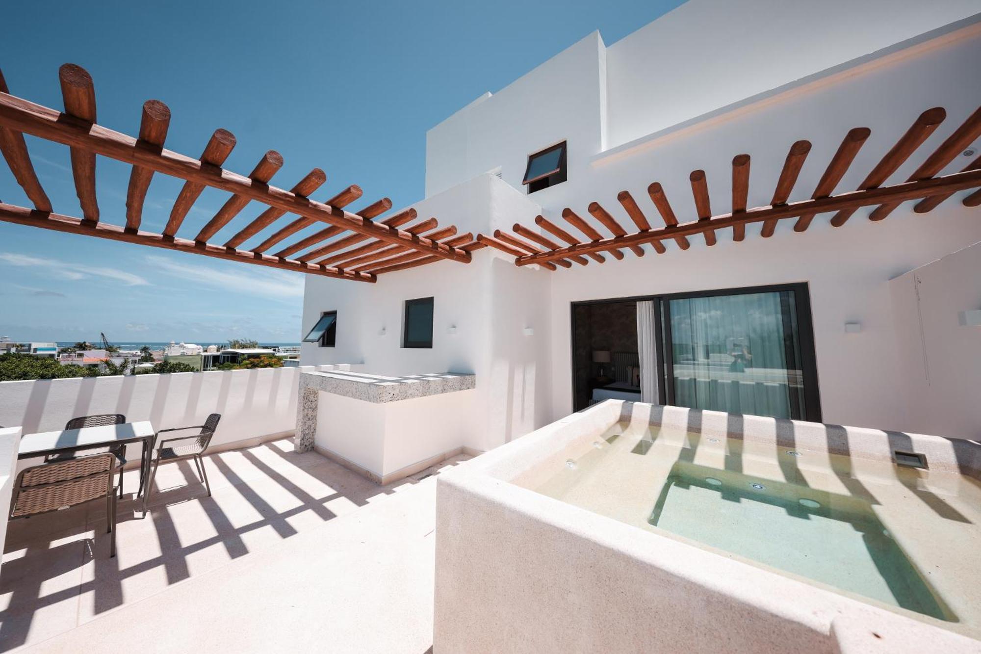 Porto Blu Leilighet Puerto Morelos Eksteriør bilde